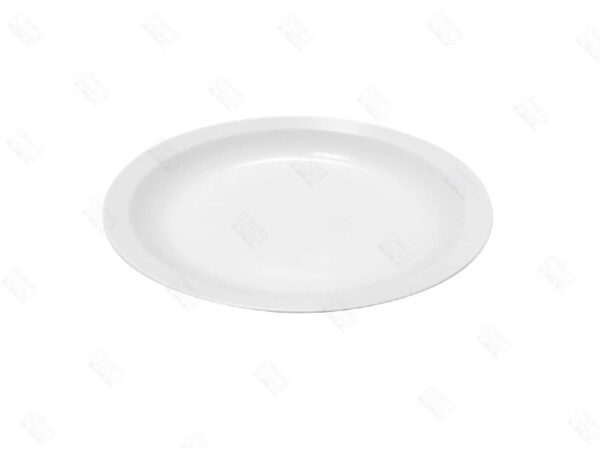 PLATO DE 22 CM EN POLICARBONATO SIN BPA BLANCO