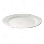 PLATO DE POSTRE (170X17MM) EN POLICARBONATO SIN BPA BLANCO