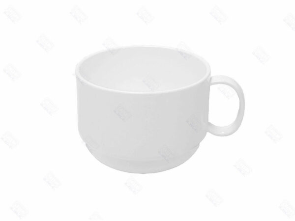 10040050032 TAZA DE POLICARBONATO 325 CC EN POLICARBONATO SIN BPA BLANCA